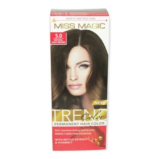 Краска для волос Miss Magic Натуральный светло-коричневый 5,0